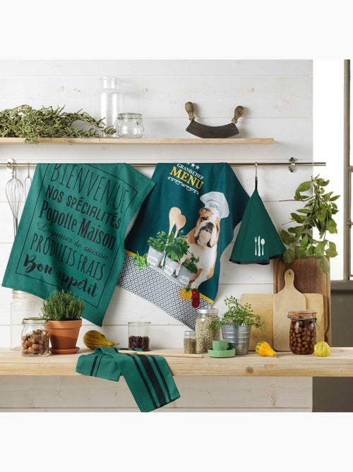 Torchon en coton Popote Maison - Kiabi