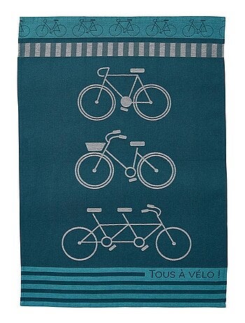 Torchon en jacquard de coton, EN SELLE