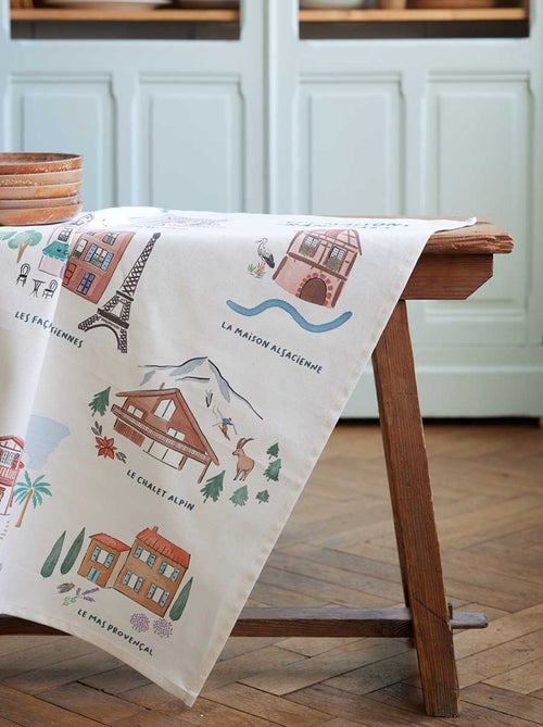 Torchon imprimé en coton, MAISON FRANCAISE - Kiabi