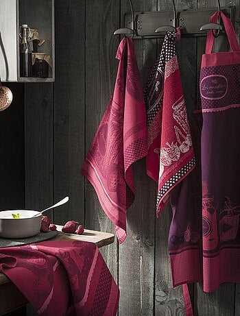 Torchon imprimé en coton, POT DE CONFITURE