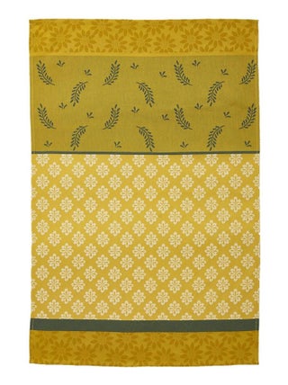 Torchon imprimé en jacquard de coton, BASTIDE