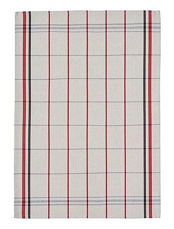 Torchon imprimé en jacquard de coton, LEON