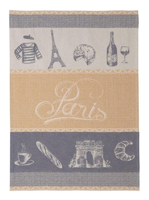Torchon imprimé en jacquard de coton, LUTECE - Kiabi