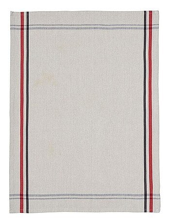 Torchon imprimé en jacquard de coton, MARCEL