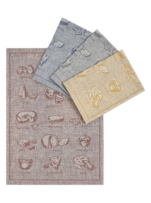 Torchon imprimé fromages - Kiabi