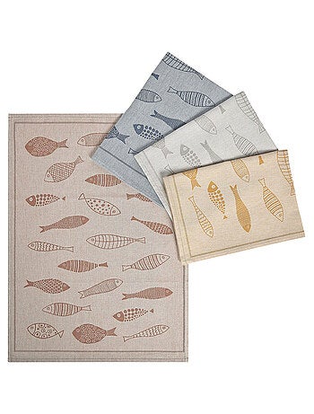 Torchon imprimé poisson
