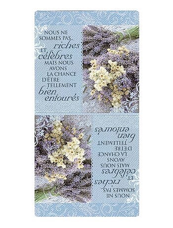 Torchon microfibre à message