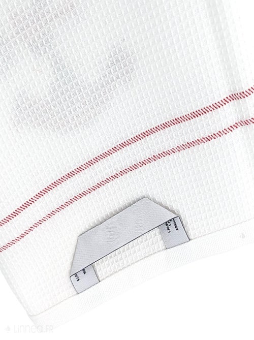 Torchon nid d'abeille WAFFLE brodé Cheval bascule - Kiabi