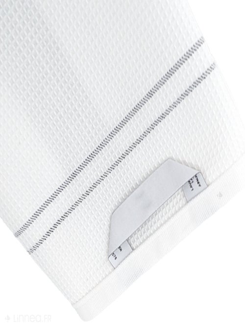 Torchon nid d'abeille WAFFLE brodé Merle - Kiabi