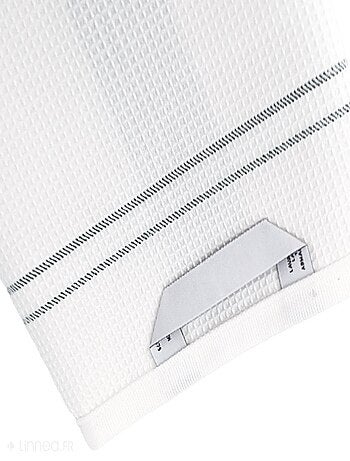 Torchon nid d'abeille WAFFLE brodé Persil