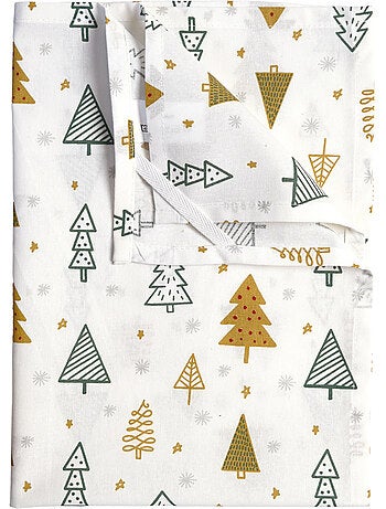 Torchons de cuisine motifs sapins en coton