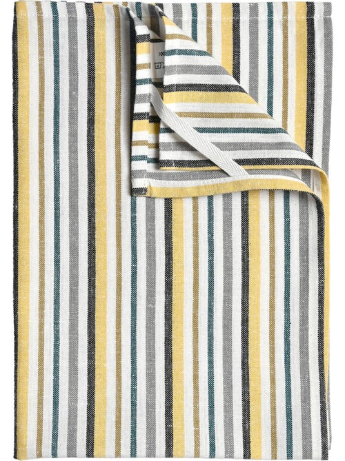 Torchons de cuisine rayures en coton - Kiabi