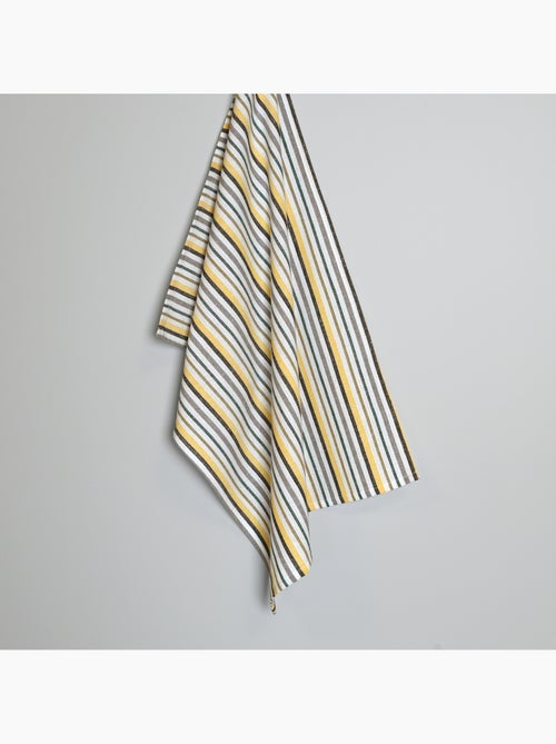 Torchons de cuisine rayures en coton - Kiabi