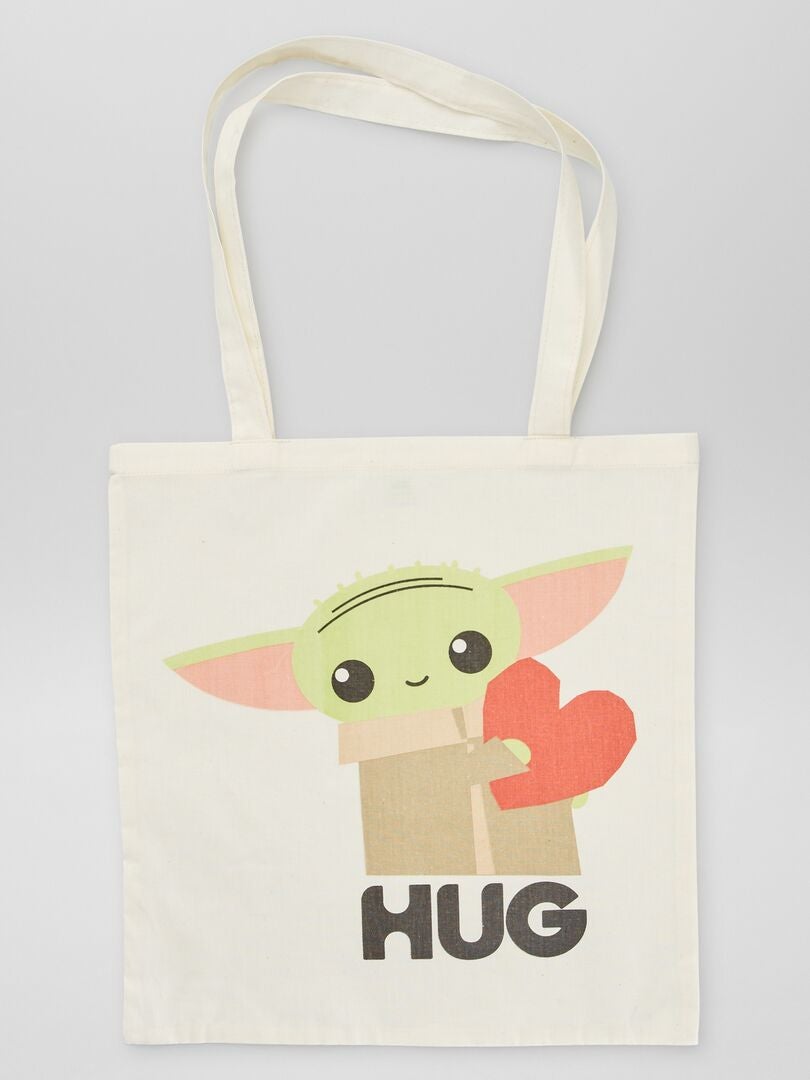 Tot-bag 'The madalorian' Beige - Kiabi