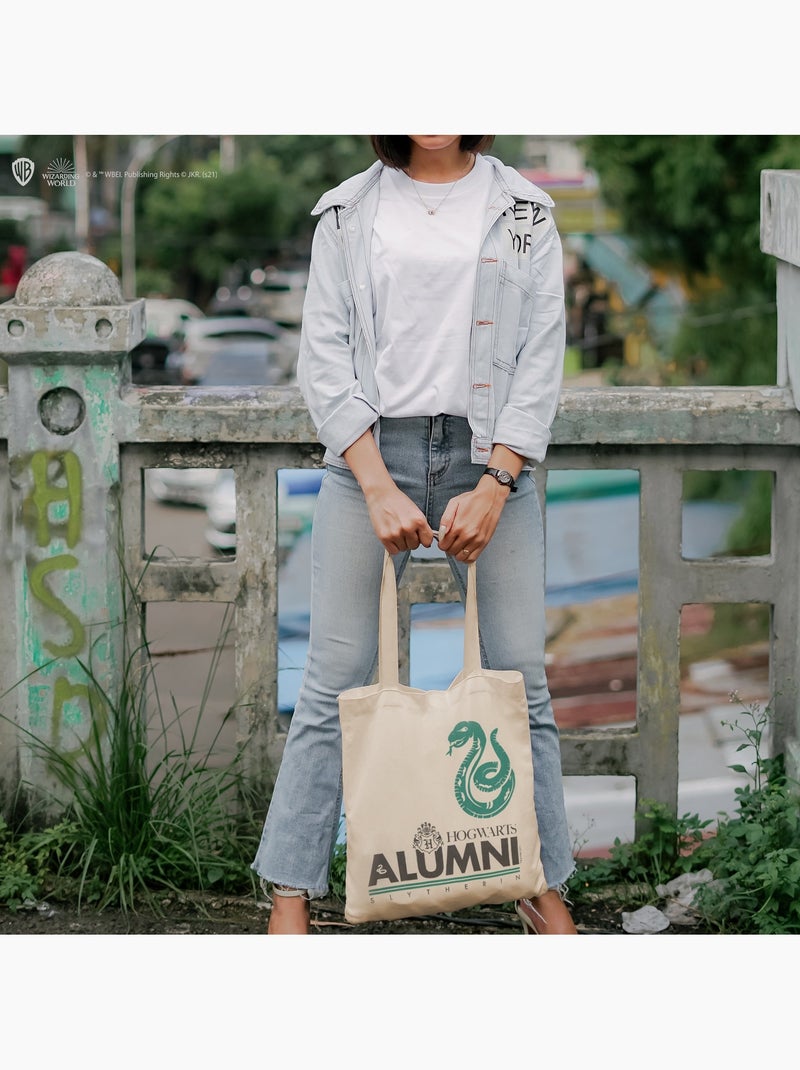 Tote Bag Alumni Serpentard - Harry Potter Beige - Kiabi