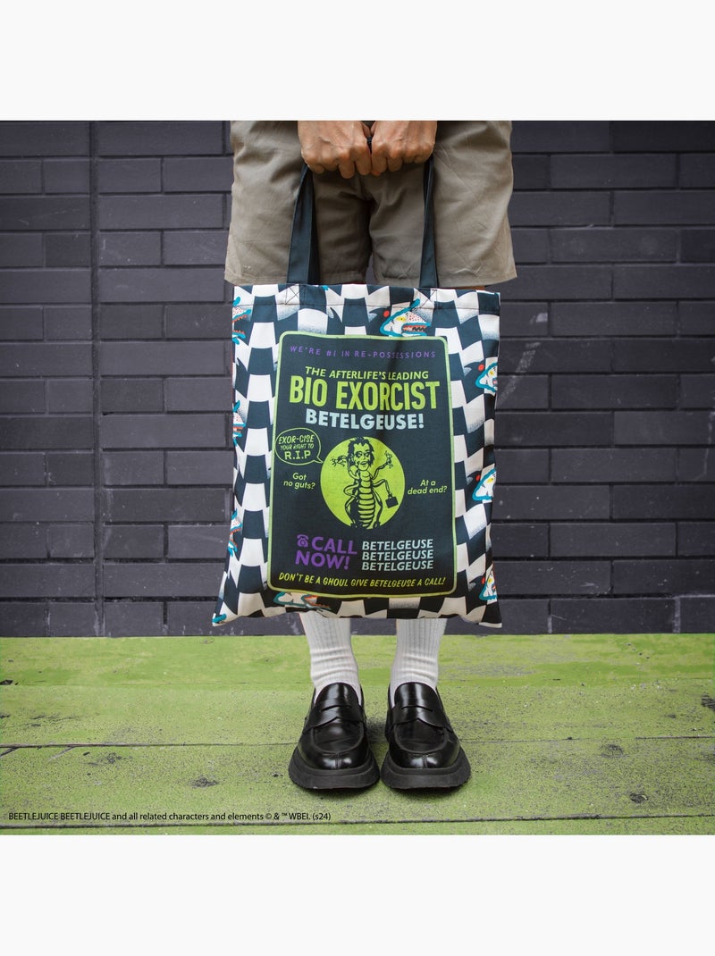 Tote Bag Appelez Beetlejuice - Beetlejuice Noir - Kiabi