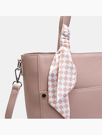 Tote Bag avec double poignée avec foulard