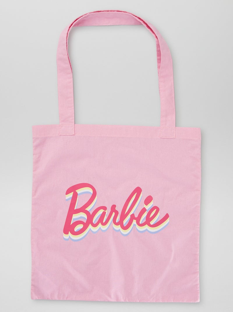 Tote bag 'Barbie' Rose - Kiabi