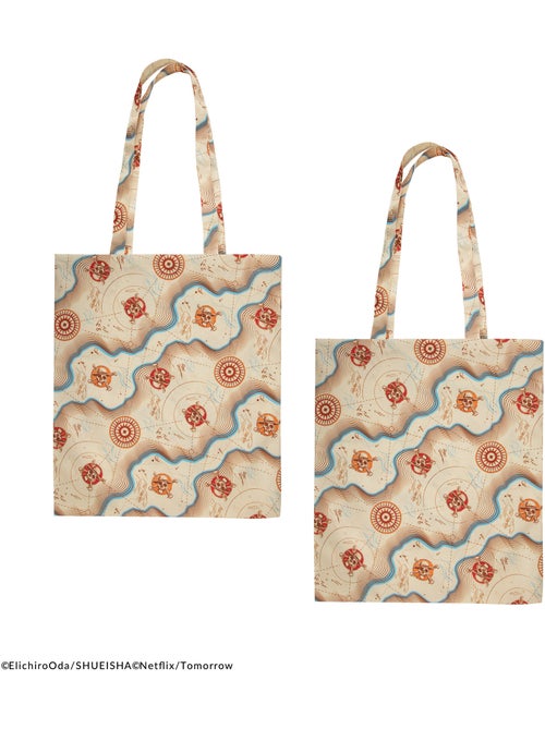 Tote Bag Carte Grand Line - One Piece - Kiabi