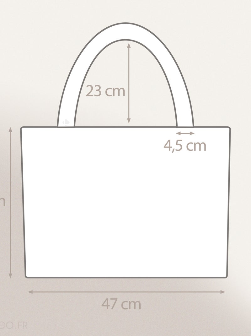 Tote bag collection DENIM Bleu foncé - Kiabi