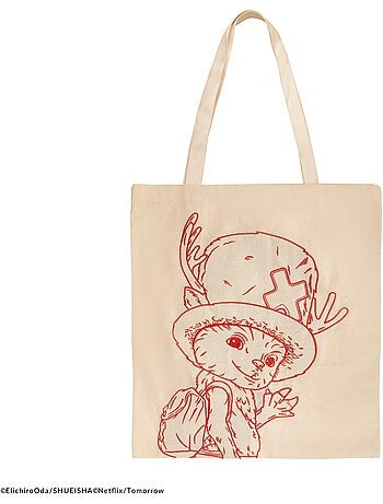 Tote Bag Croquis de Chopper Brodé - One Piece
