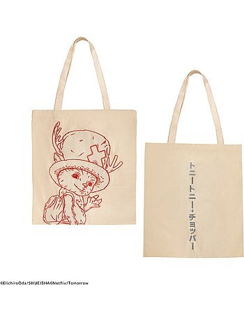 Tote Bag Croquis de Chopper Brodé - One Piece