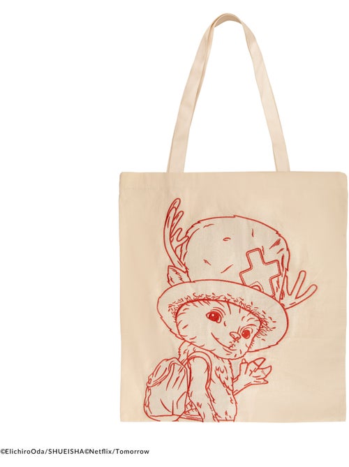 Tote Bag Croquis de Chopper Brodé - One Piece - Kiabi