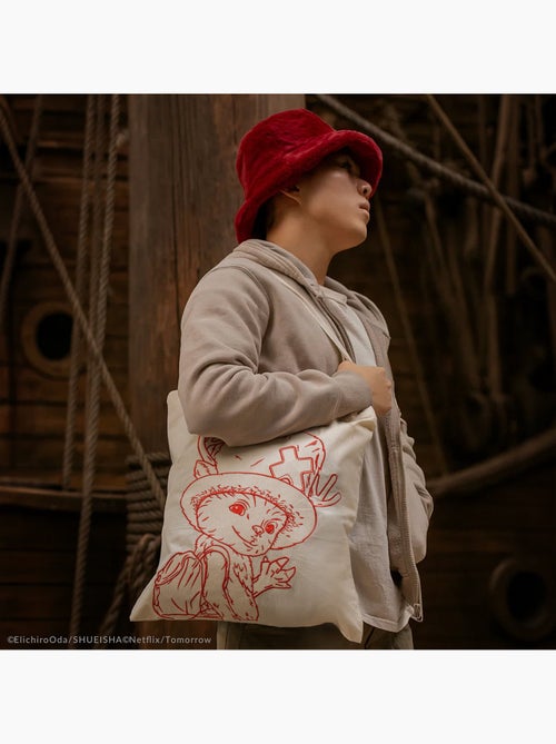 Tote Bag Croquis de Chopper Brodé - One Piece - Kiabi