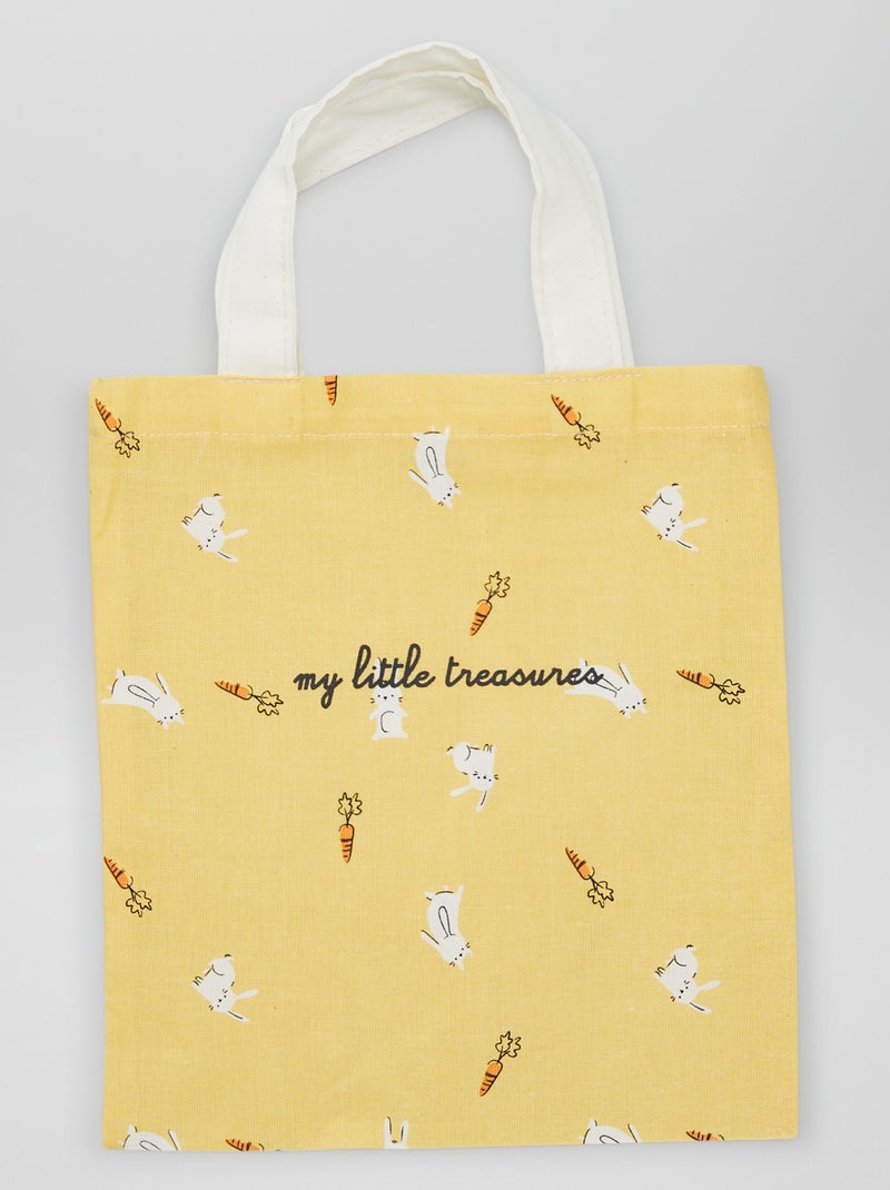 Tote bag de pâques ! Jaune - Kiabi
