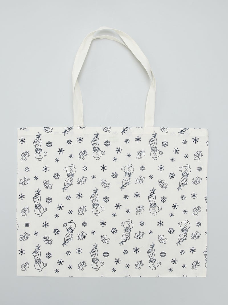Tote bag 'Disney' Blanc - Kiabi