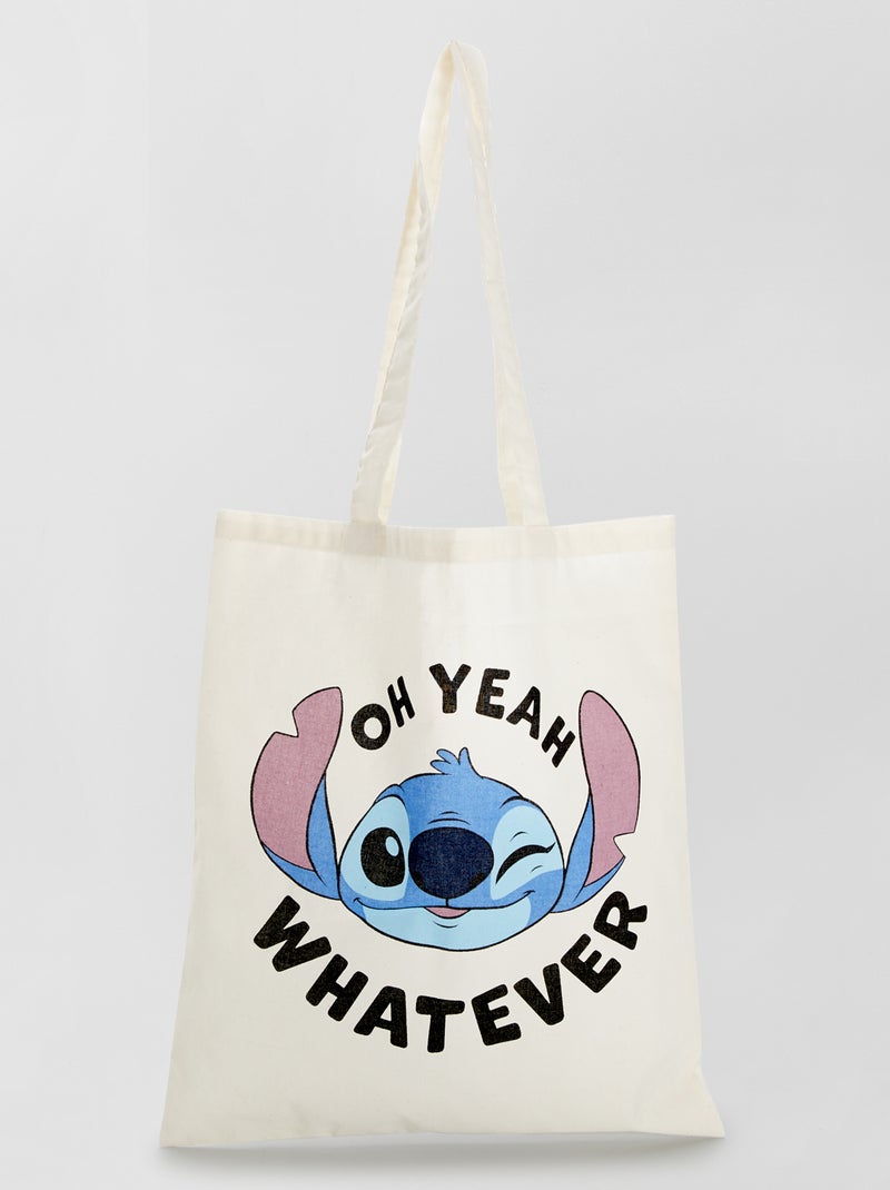 Tote bag 'Disney' blanc - Kiabi