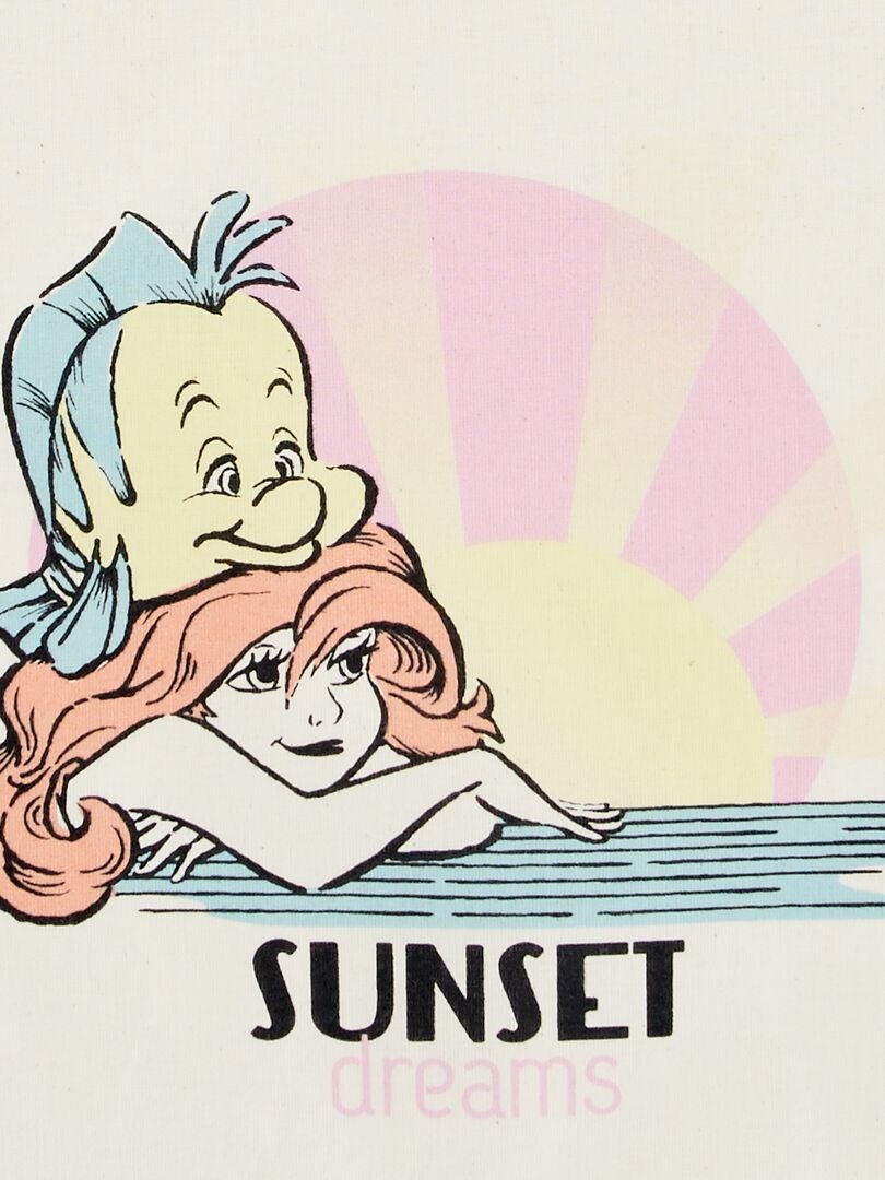 Tote-bag 'Disney' en toile Ariel - Kiabi