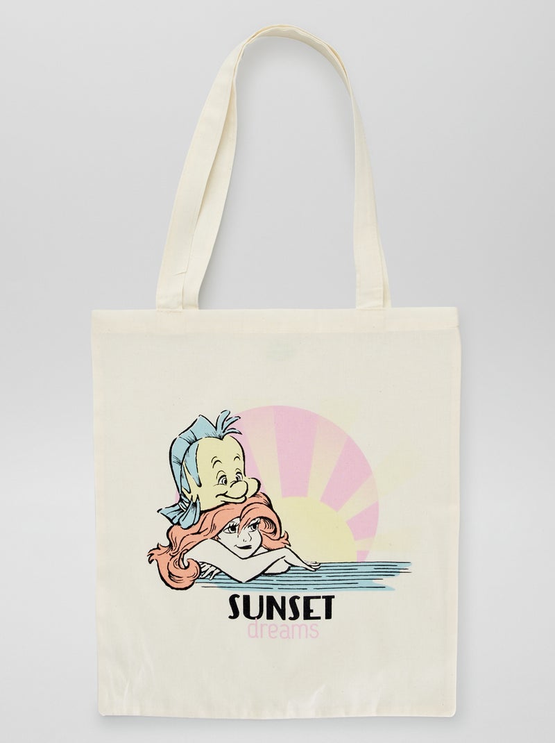 Tote-bag 'Disney' en toile Ariel - Kiabi