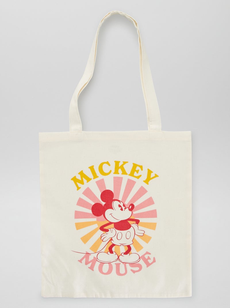 Tote-bag 'Disney' en toile Mickey - Kiabi