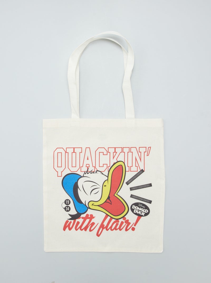 Tote bag 'Donald' 'Disney' BEIGE - Kiabi