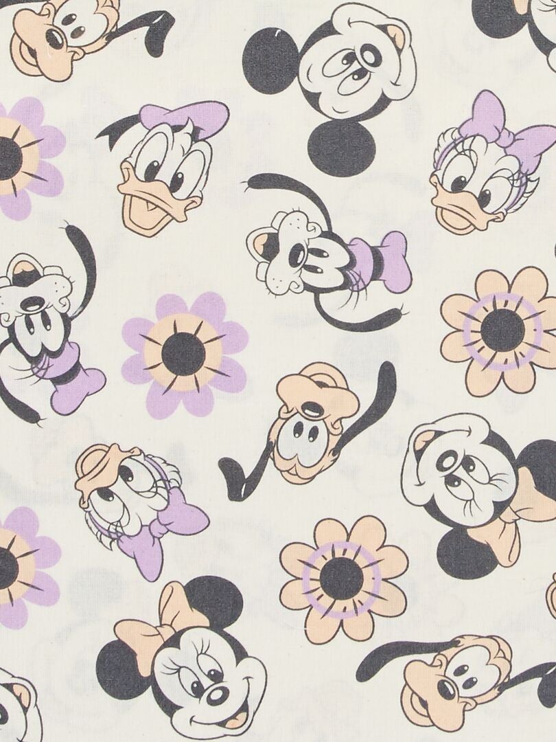 Tote-bag imprimé 'Disney' Blanc Mickey - Kiabi