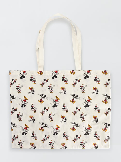 Tote-bag imprimé 'Mickey & Minnie' - Kiabi