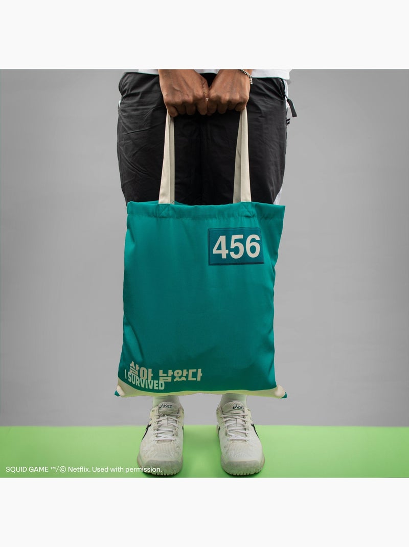 Tote Bag Joueur 456 - Squid Game Vert - Kiabi