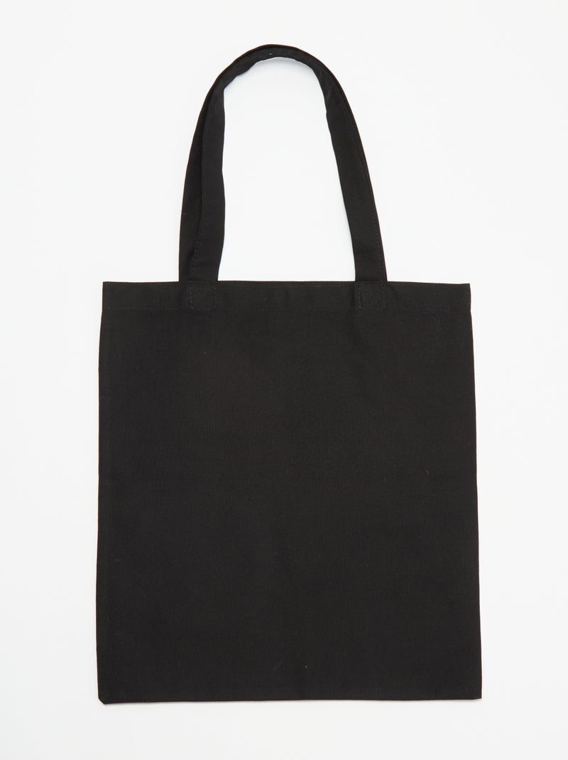 Tote bag 'K-Pop Demon Hunters' Noir - Kiabi