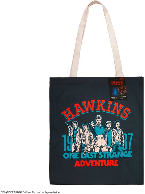 Tote bag la dernière aventure - stranger things - Kiabi