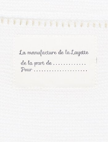 Tote bag 'La manufacture de layette'