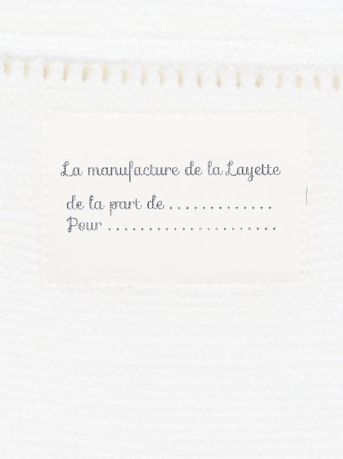 Tote bag 'La manufacture de layette' - Kiabi