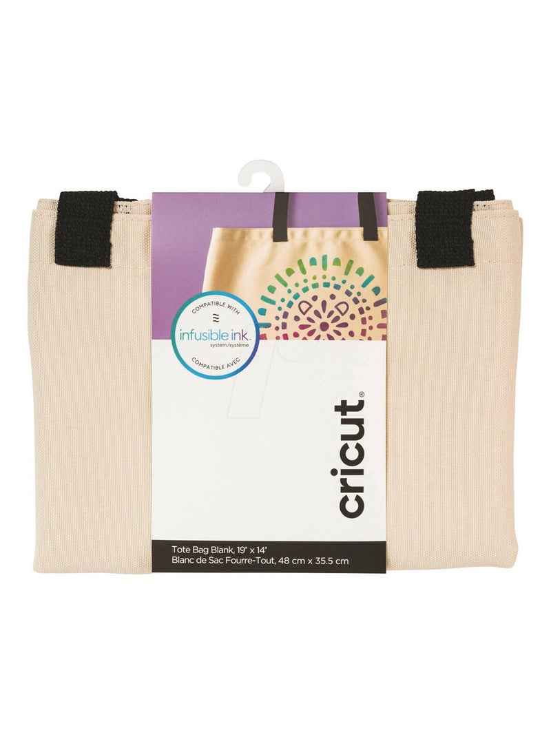 Tote Bag large 48 x 35,5 cm Crème - Cricut - Cricut Beige - Kiabi