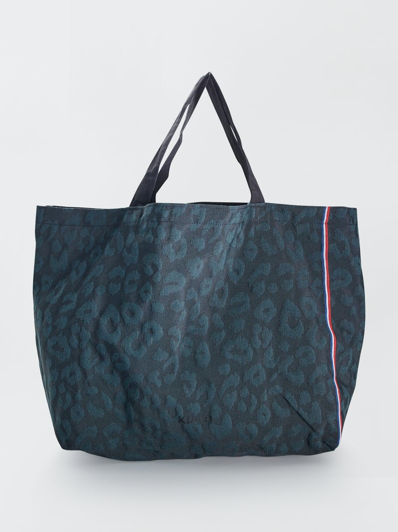 Tote bag 'Les Tissages de Charlieu' - Made in France Vert - Kiabi