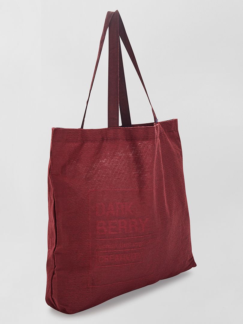 Tote bag 100% francese - rosso - Kiabi - 4.00€