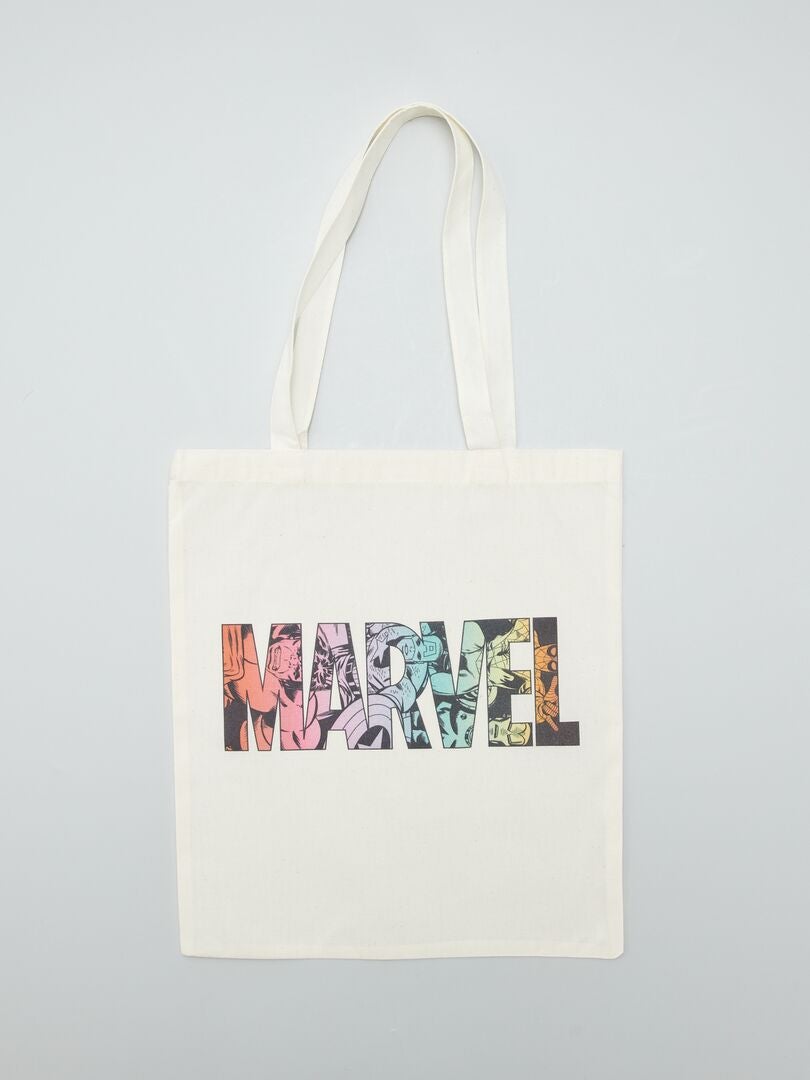 Tote bag 'Marvel' Blanc 'Marvel' - Kiabi