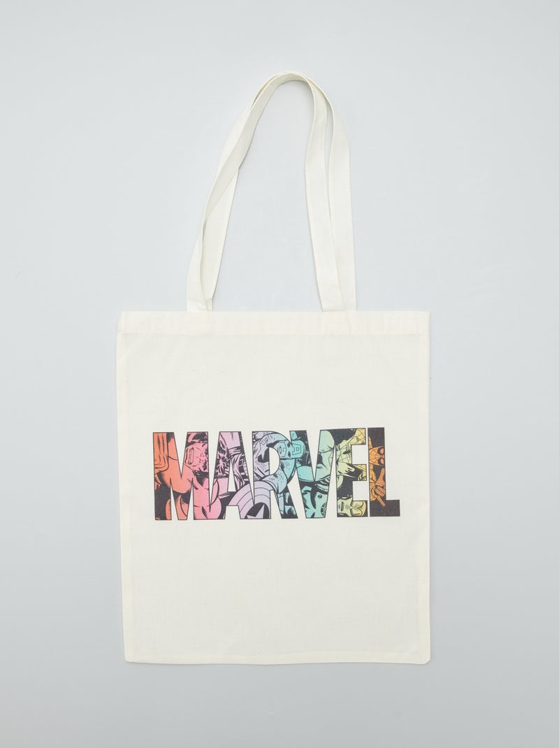 Tote bag 'Marvel' Blanc 'Marvel' - Kiabi