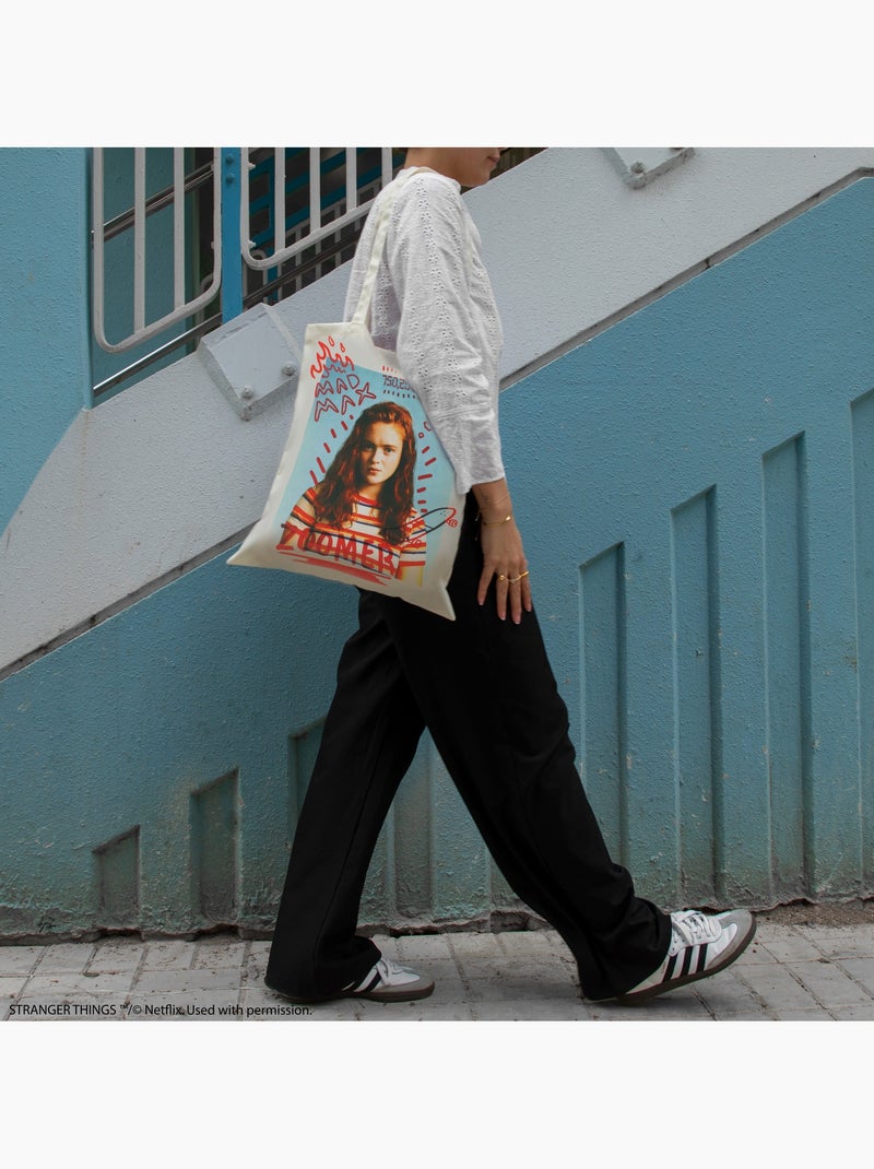 Tote Bag Max Mayfield - Stranger Things Blanc - Kiabi