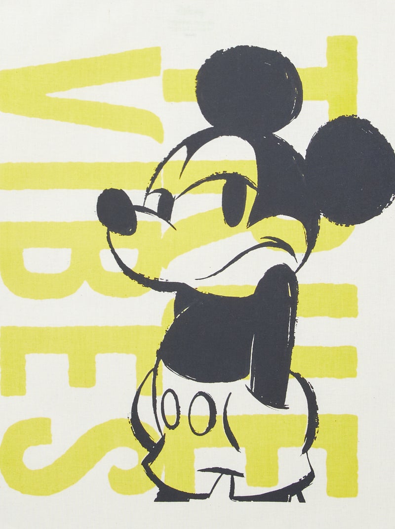 Tote bag 'Mickey 'Disney' Ecru - Kiabi