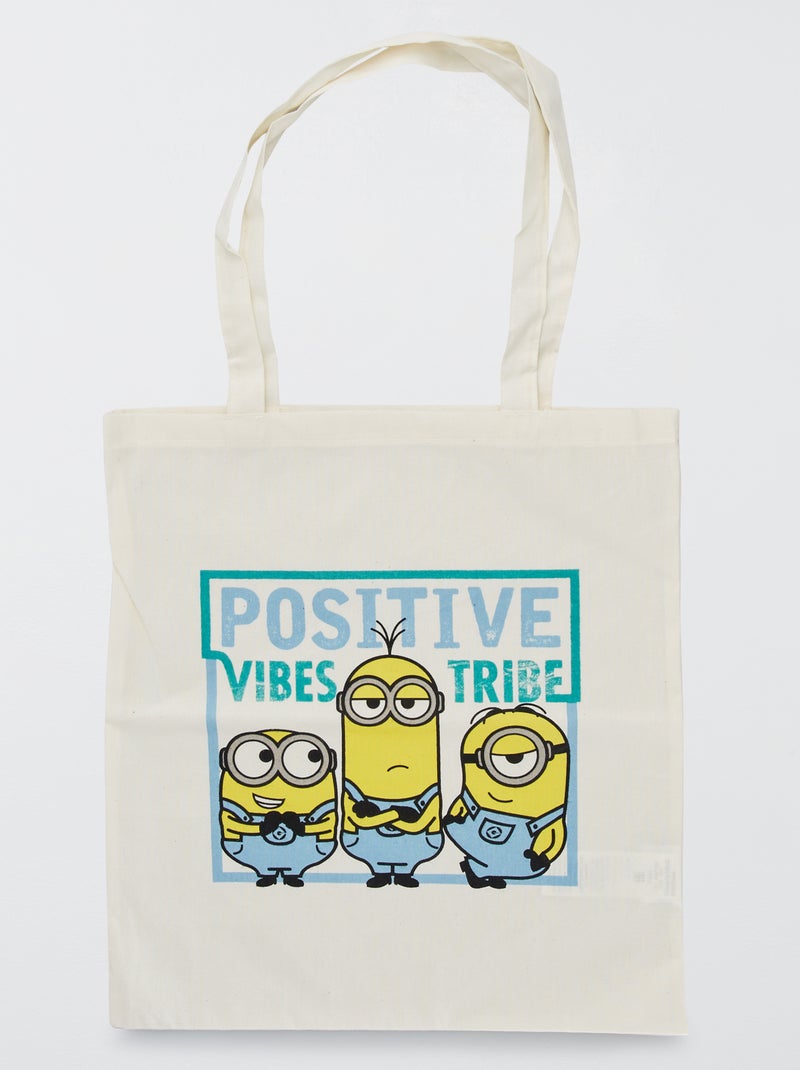 Tote-bag 'Minions' Blanc - Kiabi